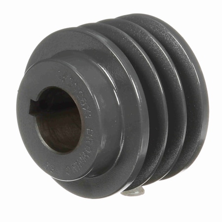 Browning 3 Groove Cast Iron Bushed Bore Multiple Sheave, 3F3V26X1 3F3V26X1